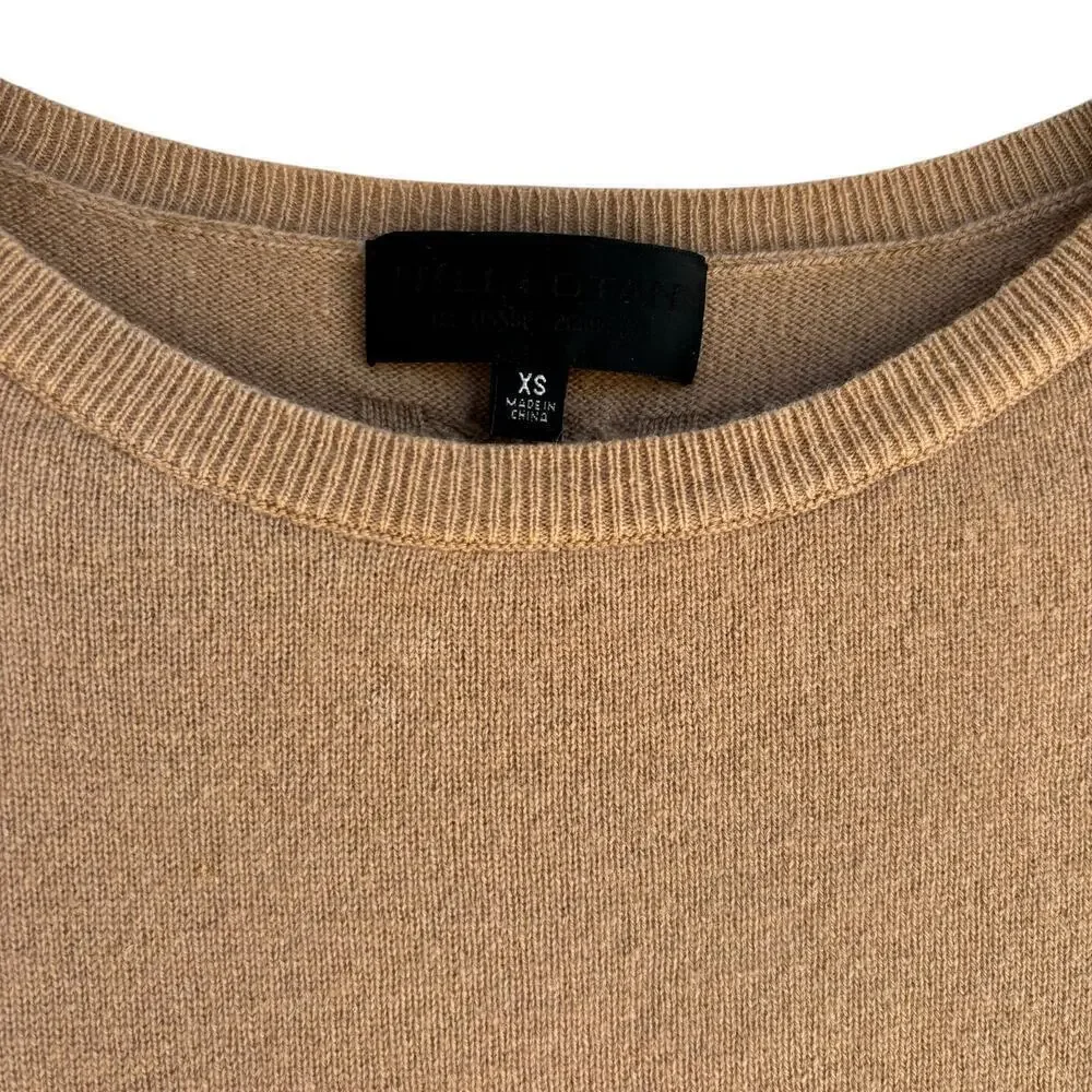 Nili Lotan Cashmere Boyfriend Sweater Size XS in Camel Boxy Fit